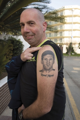 4 CL Reis - tattoo Messi