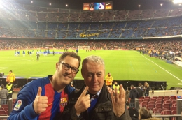 Wim en Ed Camp Nou